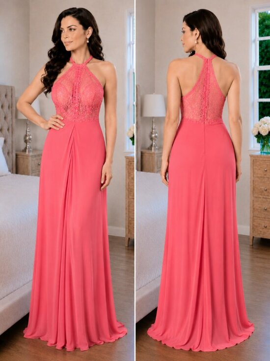 Sherri Hill Dresses & Skirts - NWT Sherri Hill 50998 Coral Pink Lace Formal Gown $498